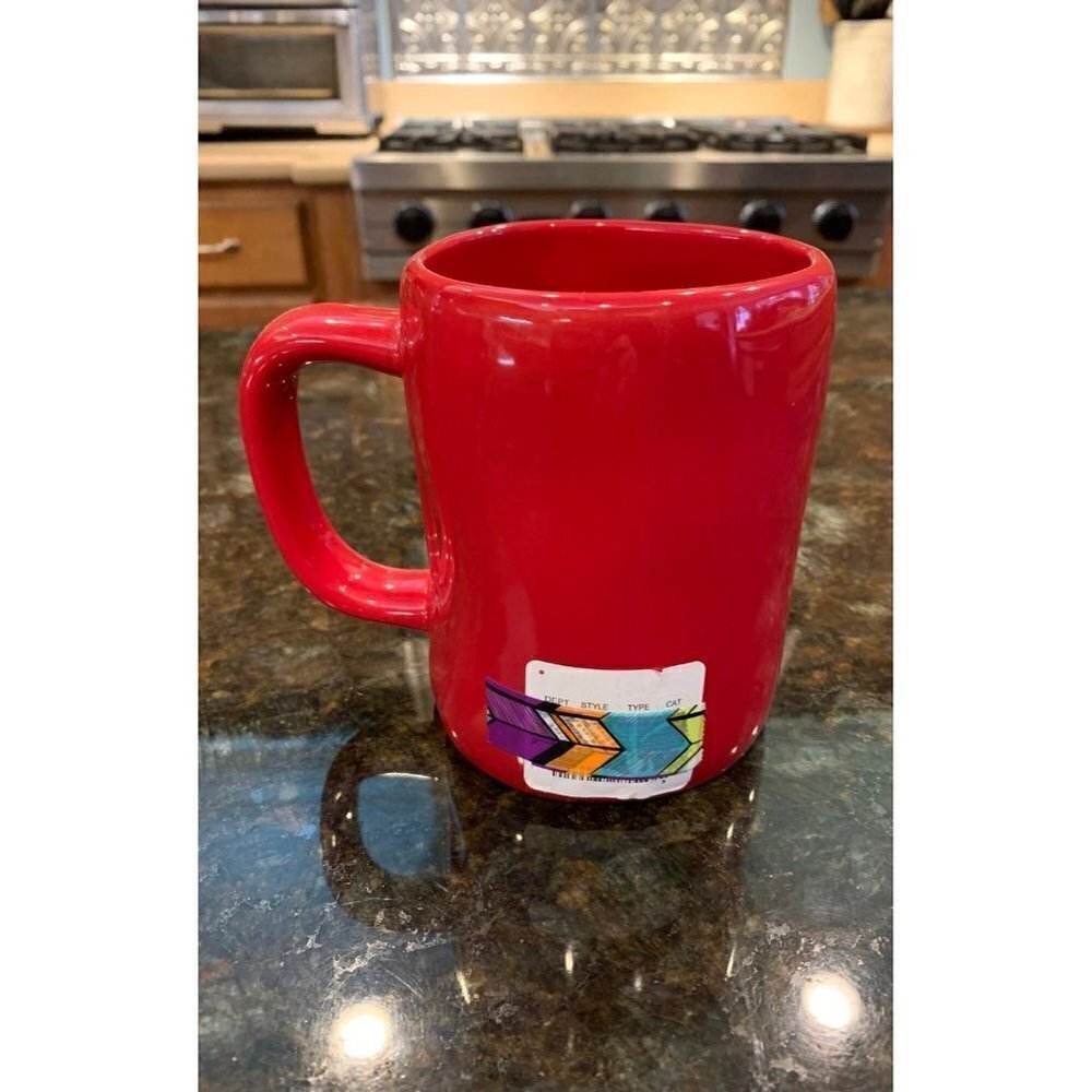 Rae Dunn SANTA Mug Red Ceramic Cup Artisan Collection LL Holiday Christmas Decor - Picture 3 of 7